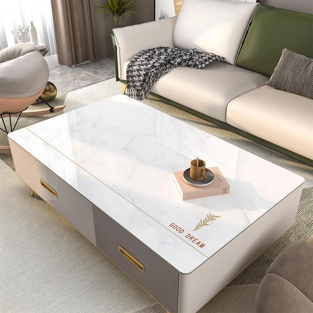 茶几桌布免洗防油防水软玻璃桌面垫感餐桌台布客厅茶几垫桌垫