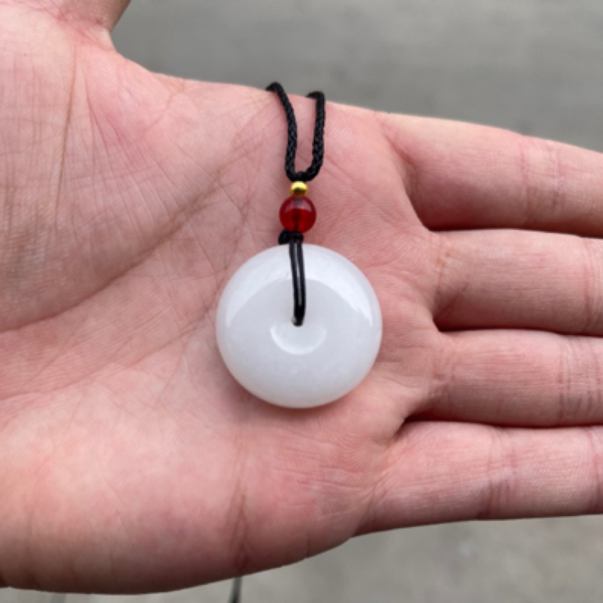 【金丝玉平安扣吊坠】新疆天然玉石气质百搭时尚多样发其一（赠绳）