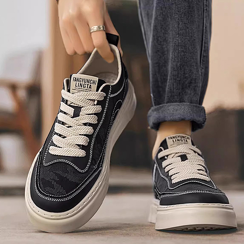 特大码男鞋春季男士布面板鞋46加宽脚肥47运动休闲鞋48学生帆布鞋