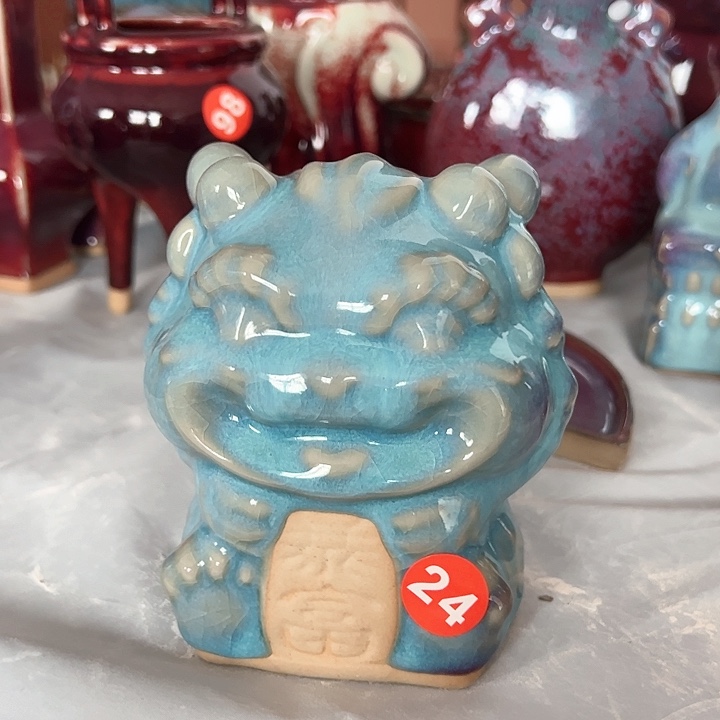 瓷片郑家钧瓷摆件