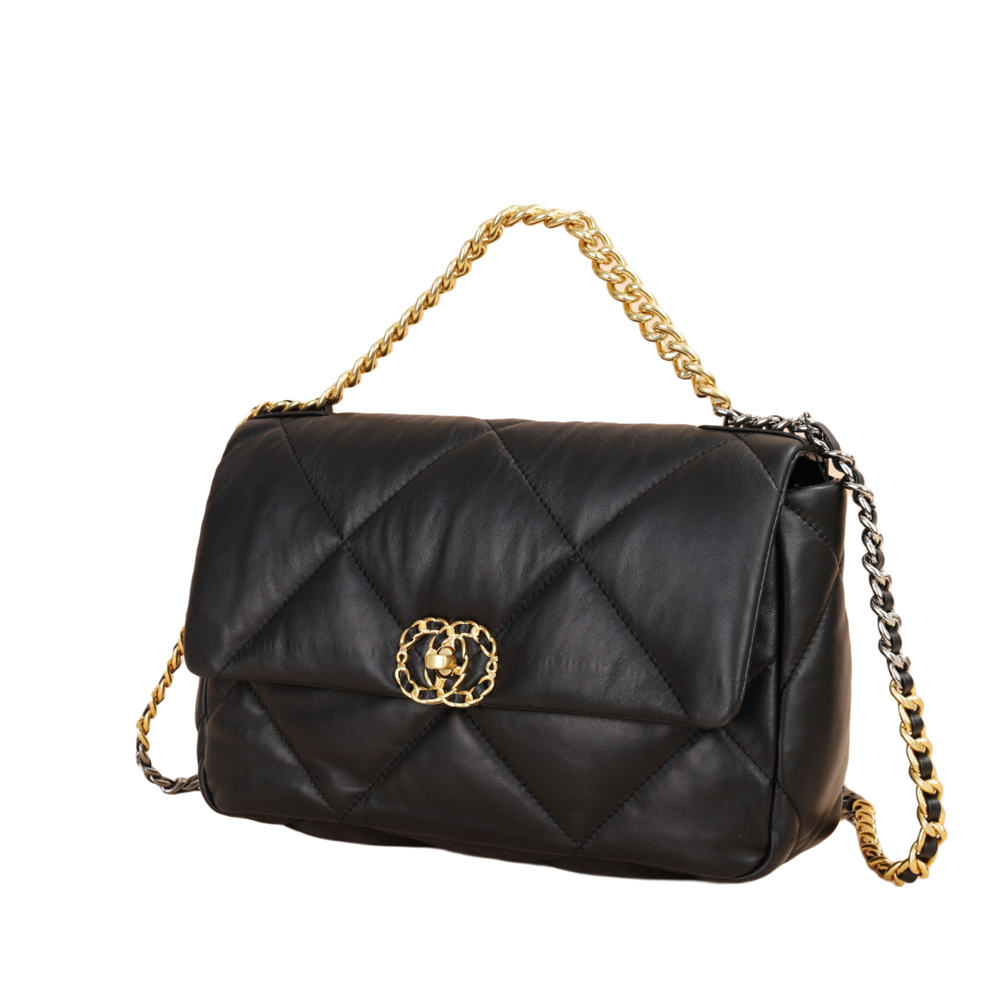 小香风19bag2025新款云朵包链条包手工真皮女包大容量单肩斜挎包