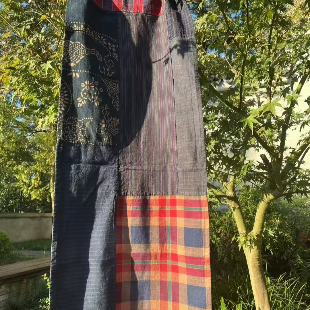 桑在云间 拼布围巾网红