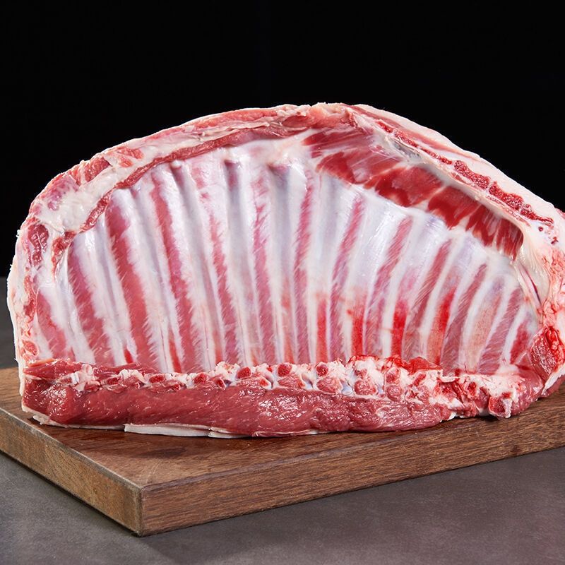 原切生羊排肉新鲜冷冻沂蒙山精修带骨整扇多肉羊排羊肋排批发