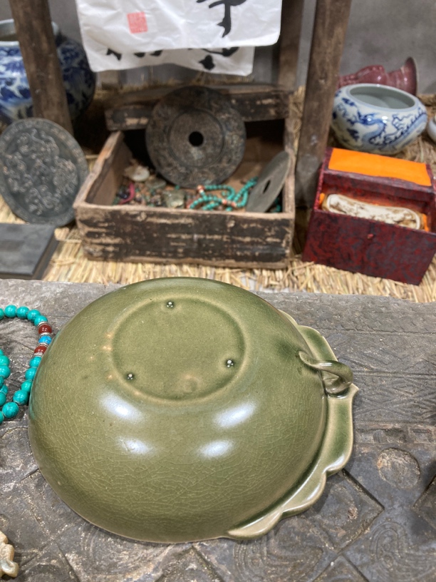 汝窑 豆青色笔洗