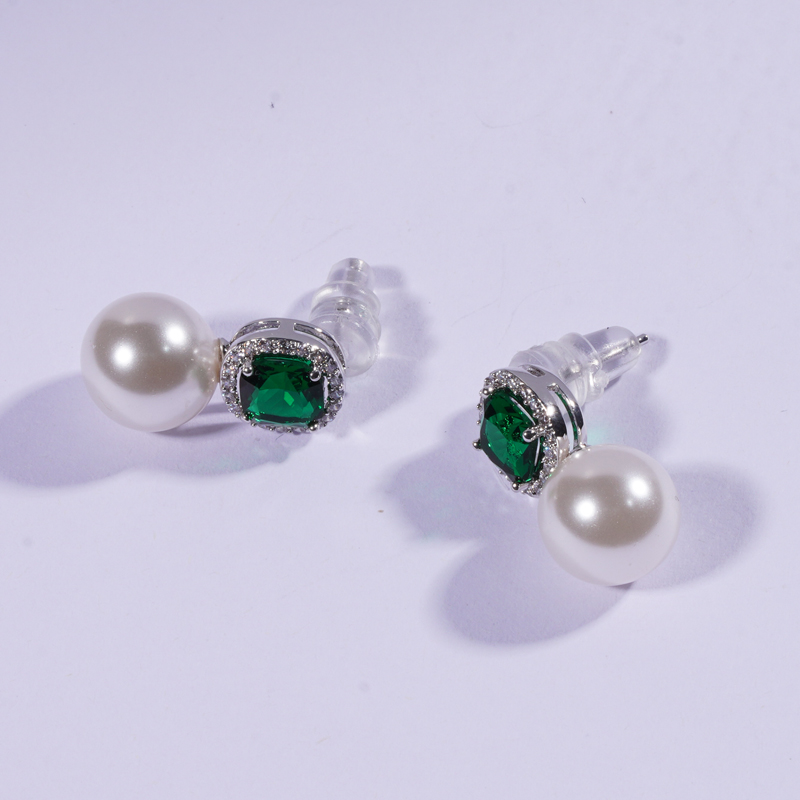 铜合金耳饰 设计师款时尚轻奢耳饰~4026