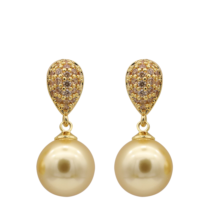 铜合金耳饰 设计师款时尚轻奢耳饰~3431