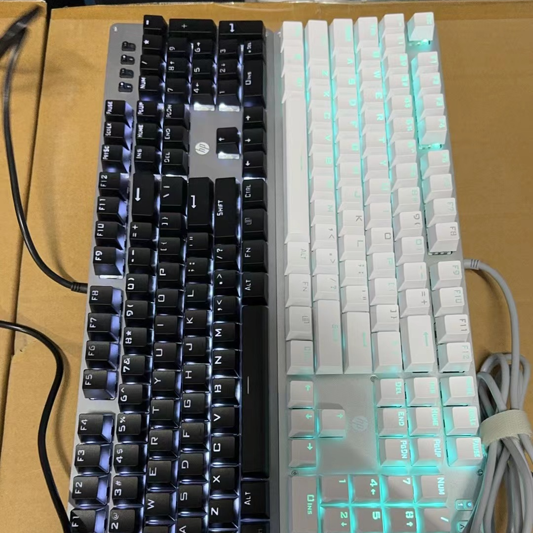 95新 GK100金属面板青轴黑轴茶轴红轴机械键盘