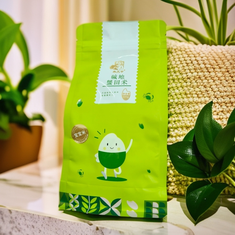 【朱大爷】碱地蟹田宝宝粥米500g/袋（ 一斤装）2024新米东北大米 