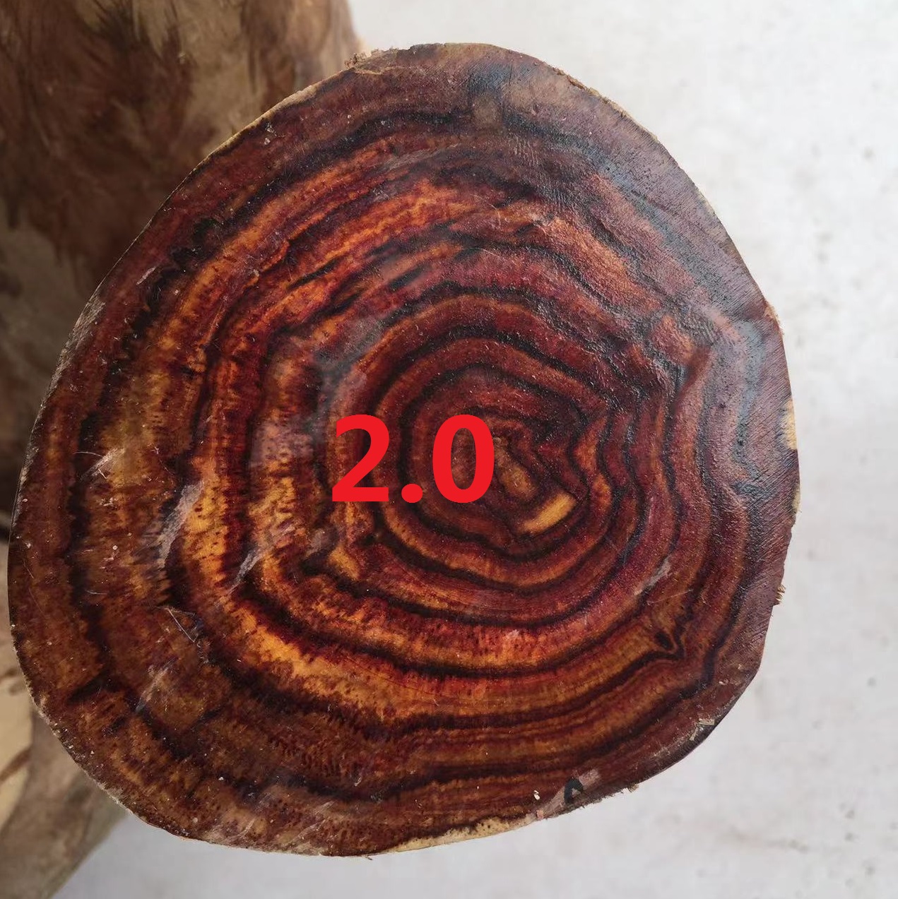 2.0cmX12颗海南黄花梨降香黄檀原材料定制加工圆珠手串 不换不退