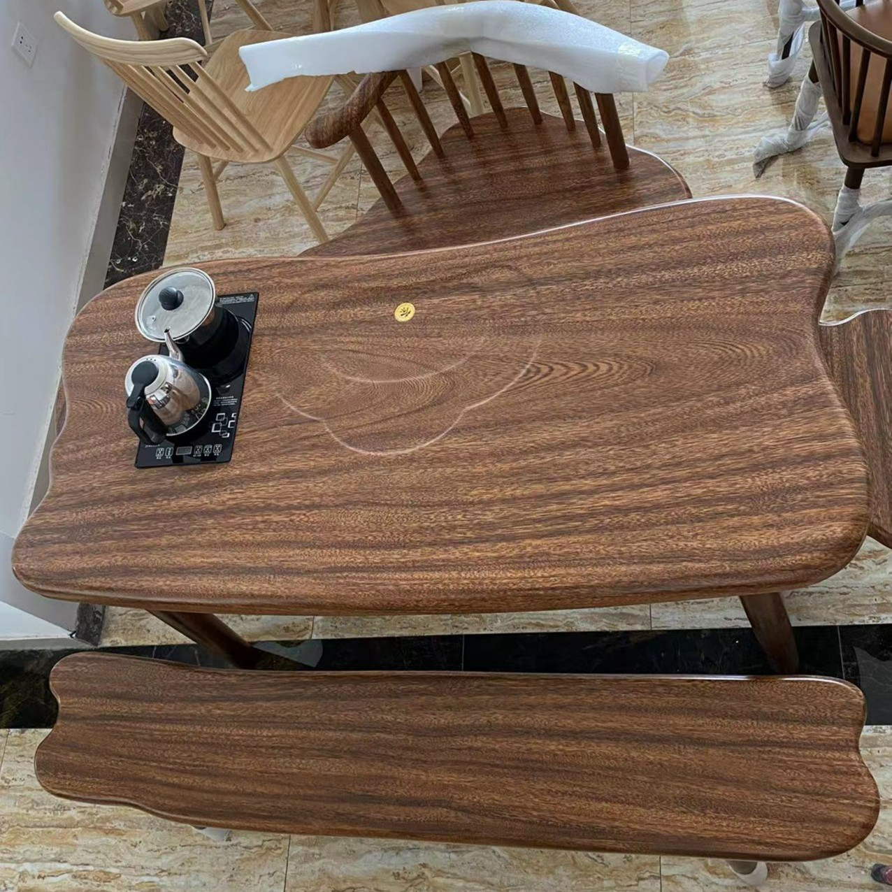 新中式茶桌  办公室茶桌  实木大茶台