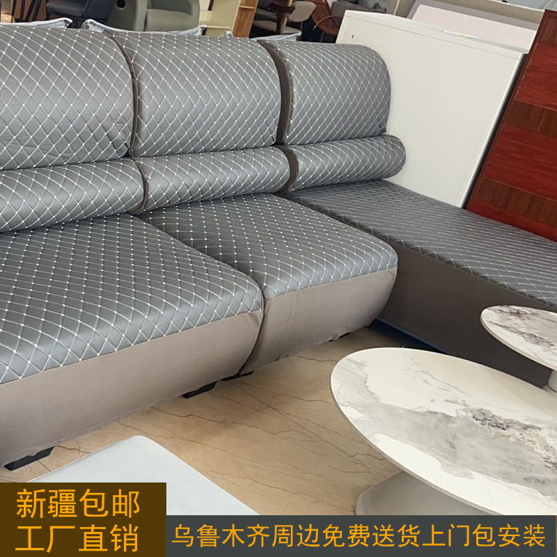 布艺沙发 可拆极简现代3.2米贵妃沙发 新疆包邮
