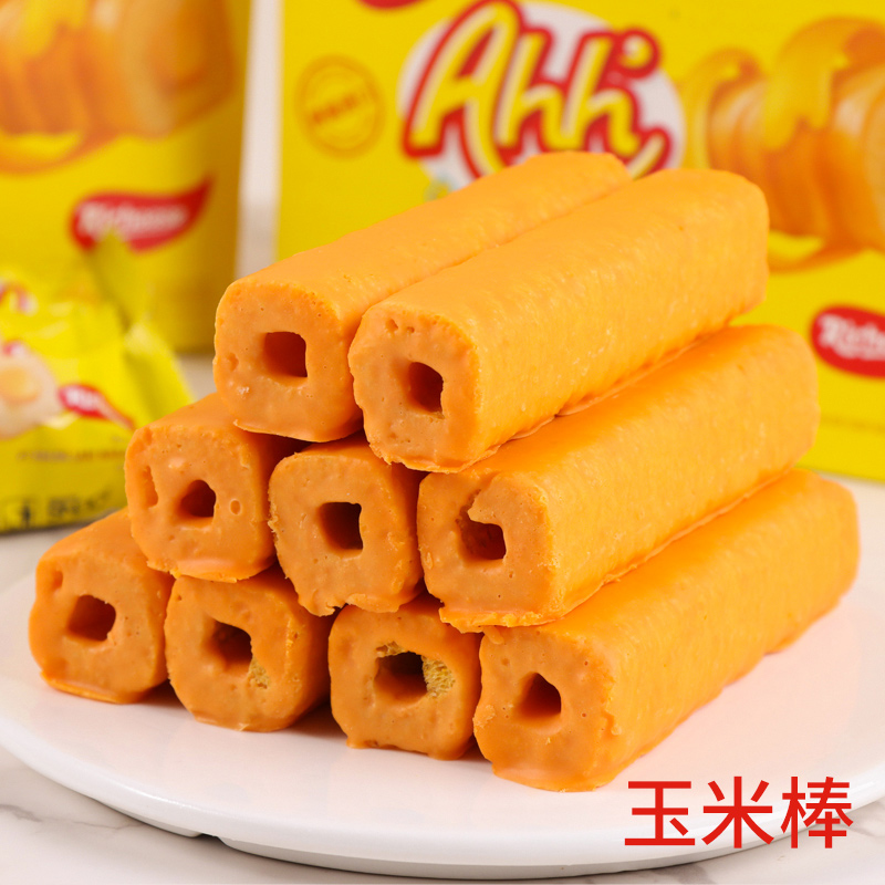 印尼纳宝帝威化饼干nabati芝士雅嘉奶酪味玉米棒8g儿童零食聚餐