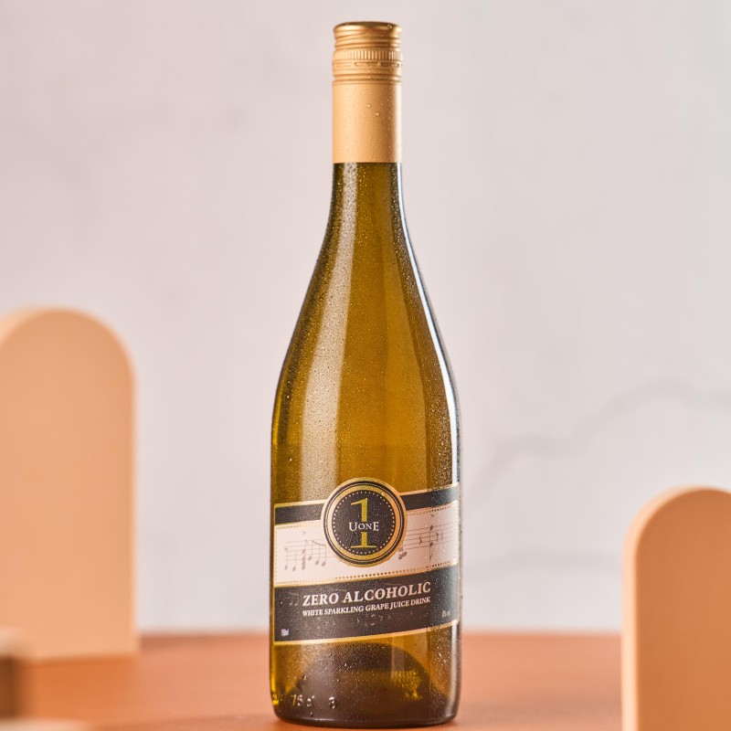唯意一号无醇白葡萄汁巴西原瓶进口果香浓郁气泡丰富无酒精