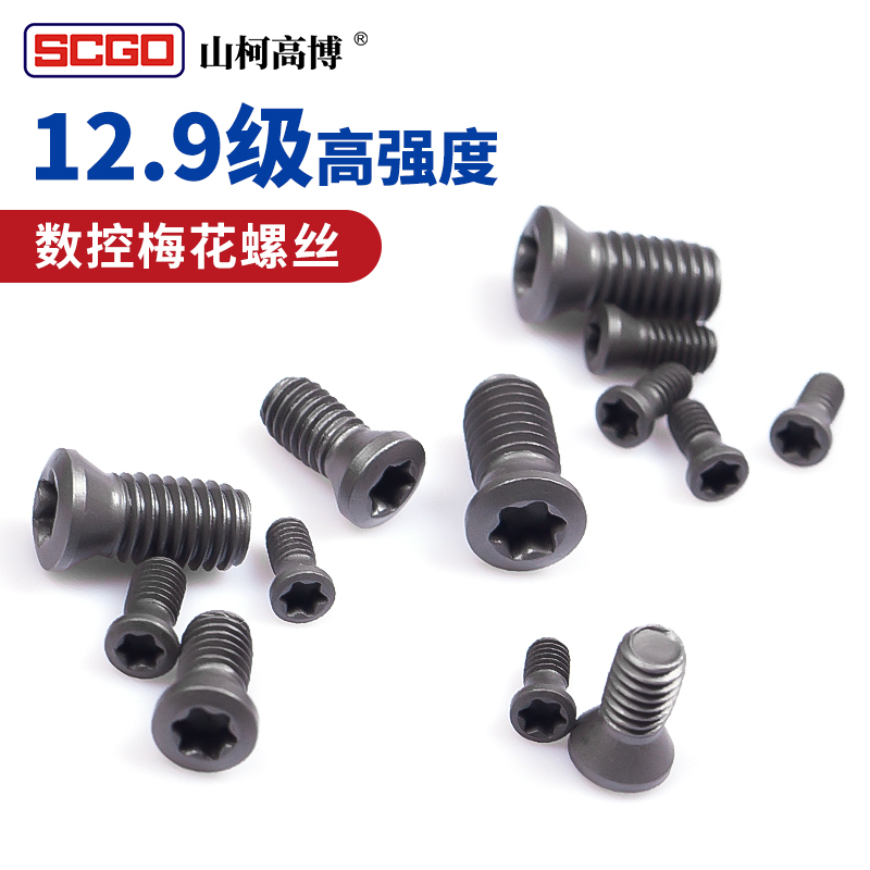 数控刀杆螺丝 M1.8~M6.0 12.9级高强度刀片刀把刀盘螺丝