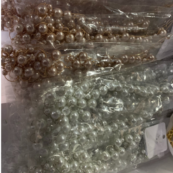 合金仿珍珠项链 紫拉+奢华气质名媛风叠戴贝珠项链