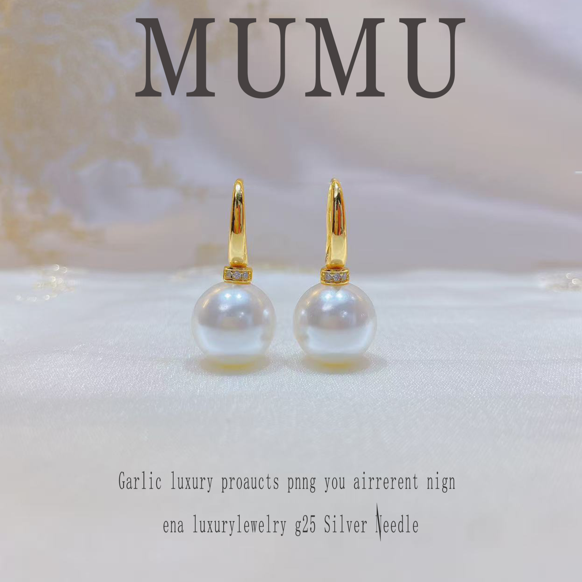 925银合成锆石耳饰 【小海豚耳钩】气质 白色 轻奢 百搭 镶嵌