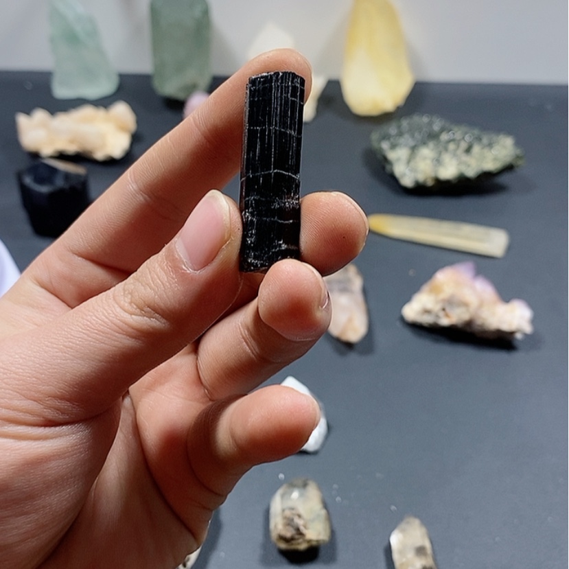 【闪购商品】水晶黑碧玺未镶嵌祈****哥