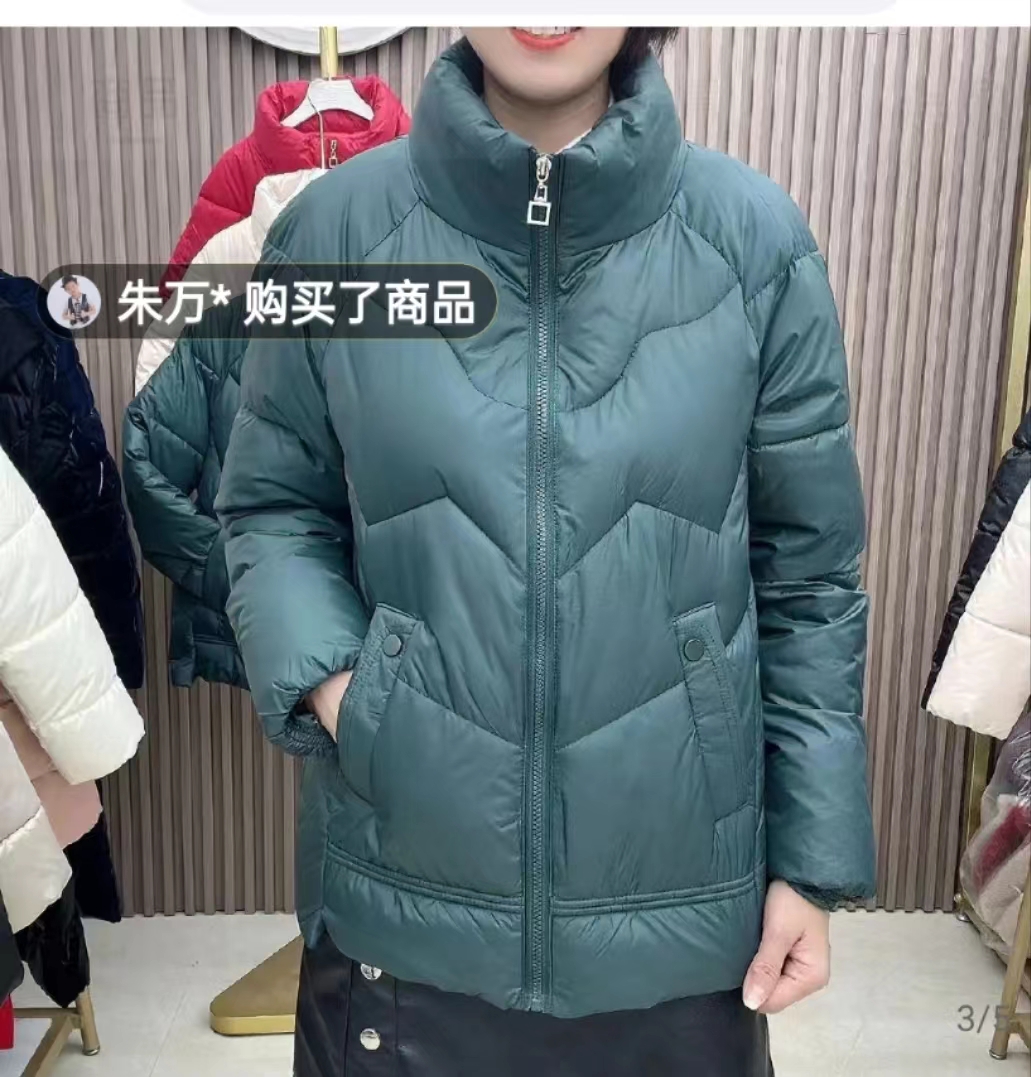 2023款秋冬季女士棉衣时尚洋气百搭短款立领休闲棉服网红加厚潮流