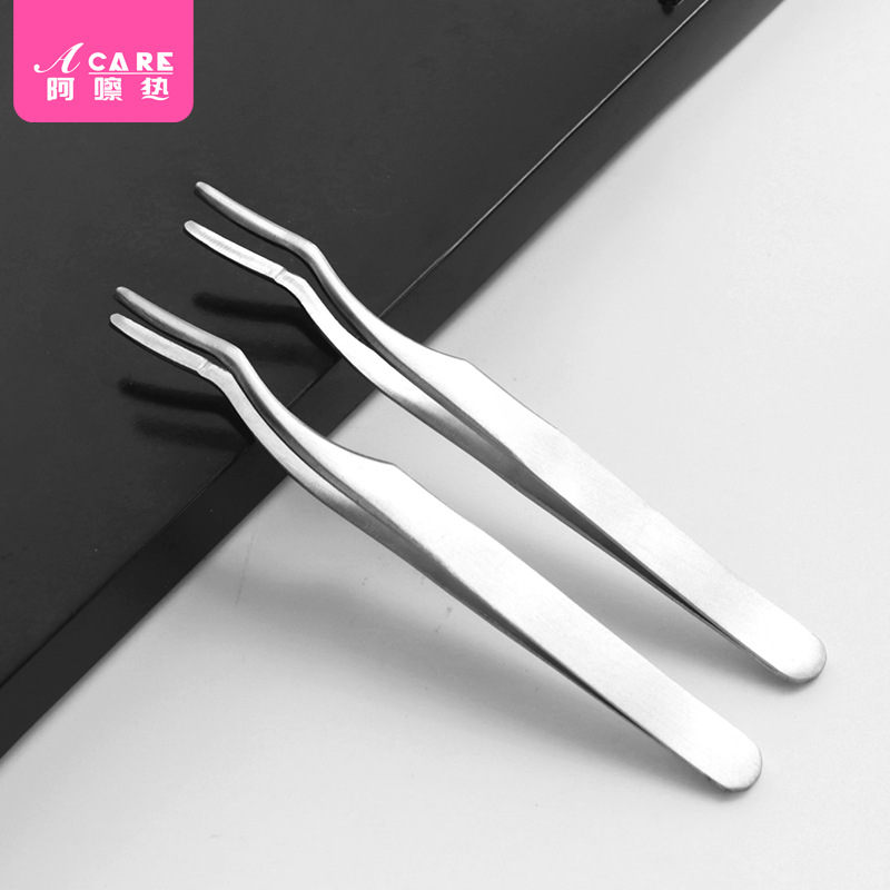 一件代发包邮 假睫毛辅助器AC1V25-睫毛镊子化妆夹子初学者美睫师