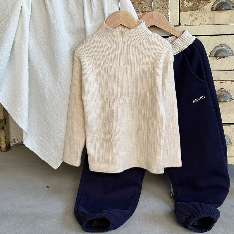 【破价款】醒妈家女童中大童高领毛衣打底衫打底毛衣