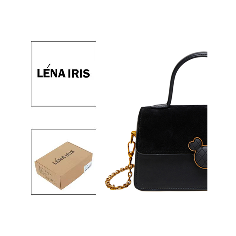 263【带礼盒】LÉNA IRIS时尚休闲百搭手提包简约潮流单肩斜跨女包