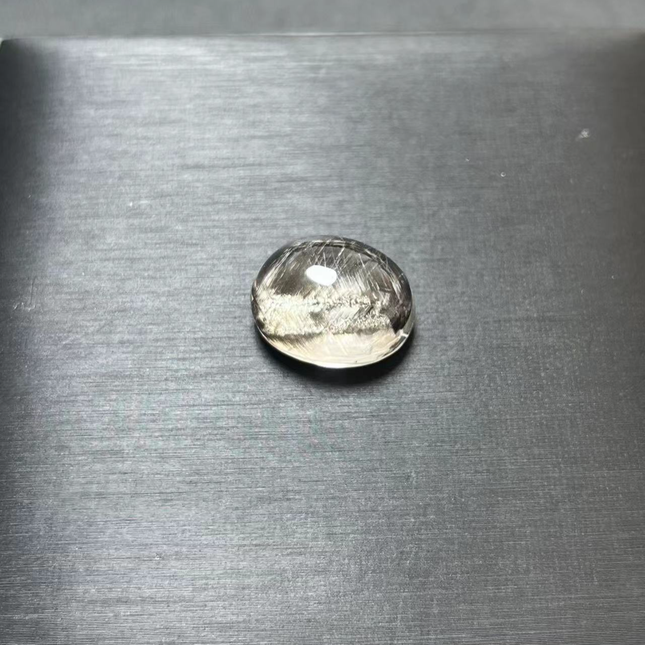 天然巴西黑银钛蛋面