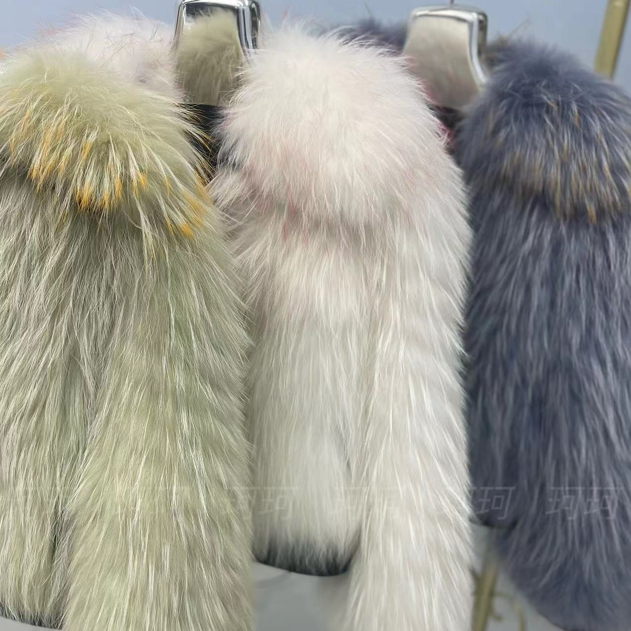 海军领｜貉子毛外套女装