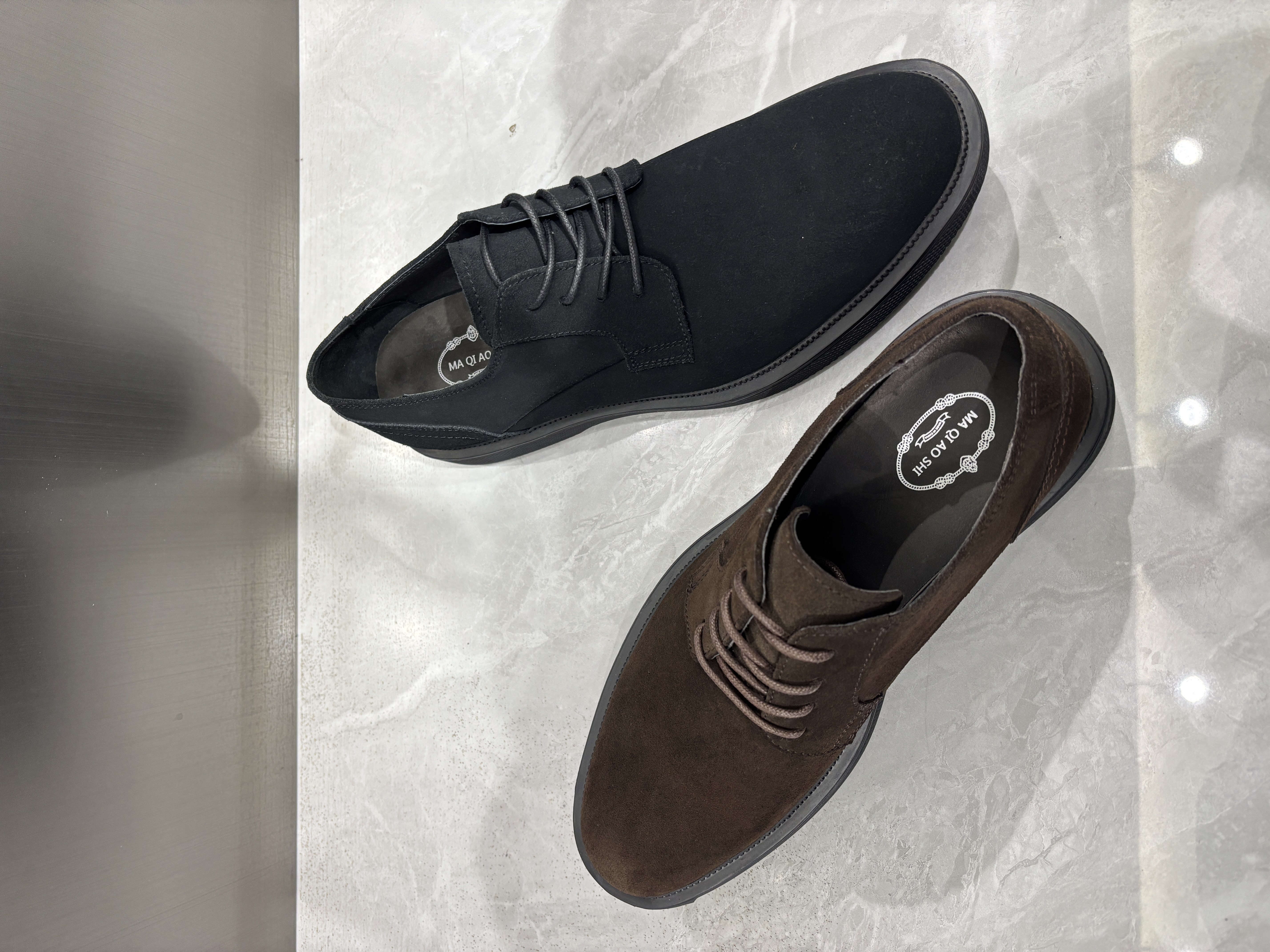 ShengKeLuoXi/圣克洛希男士秋冬休闲鞋反绒皮时尚简约百搭