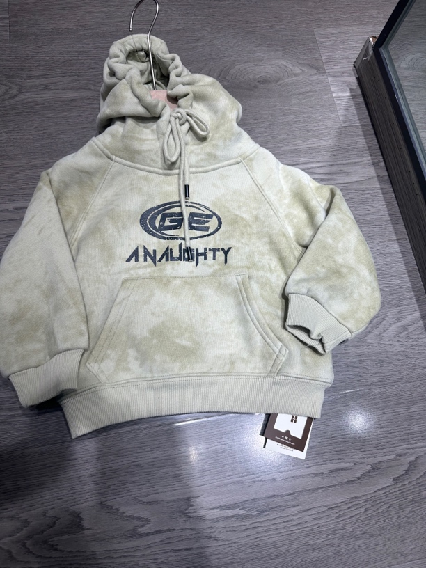 【拉萨发货】小童中性款卫衣带帽加绒