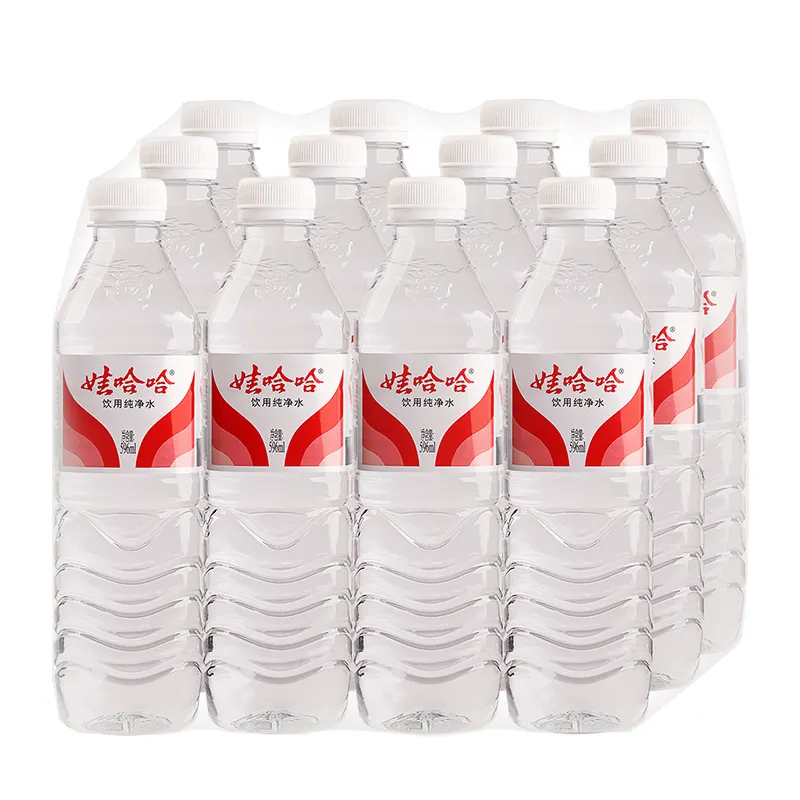 【整包12瓶】娃哈哈饮用纯净水 596ml/瓶*12