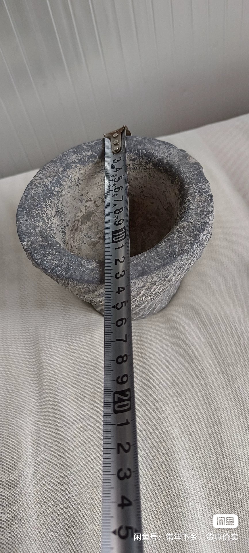 民俗老物件，老蒜臼，老摆件