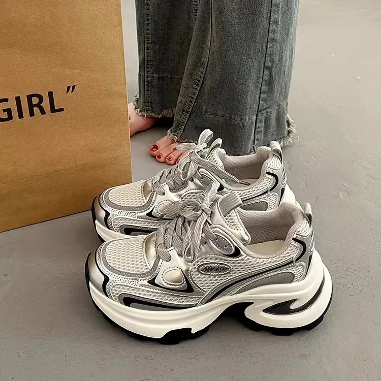 【有运费险放心拍】艾微妮-秋冬女士加绒老爹鞋99-01