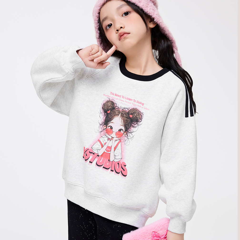 媛媛公主媛2025秋冬萌娃女童可爱洋气百搭卫衣14303Q348