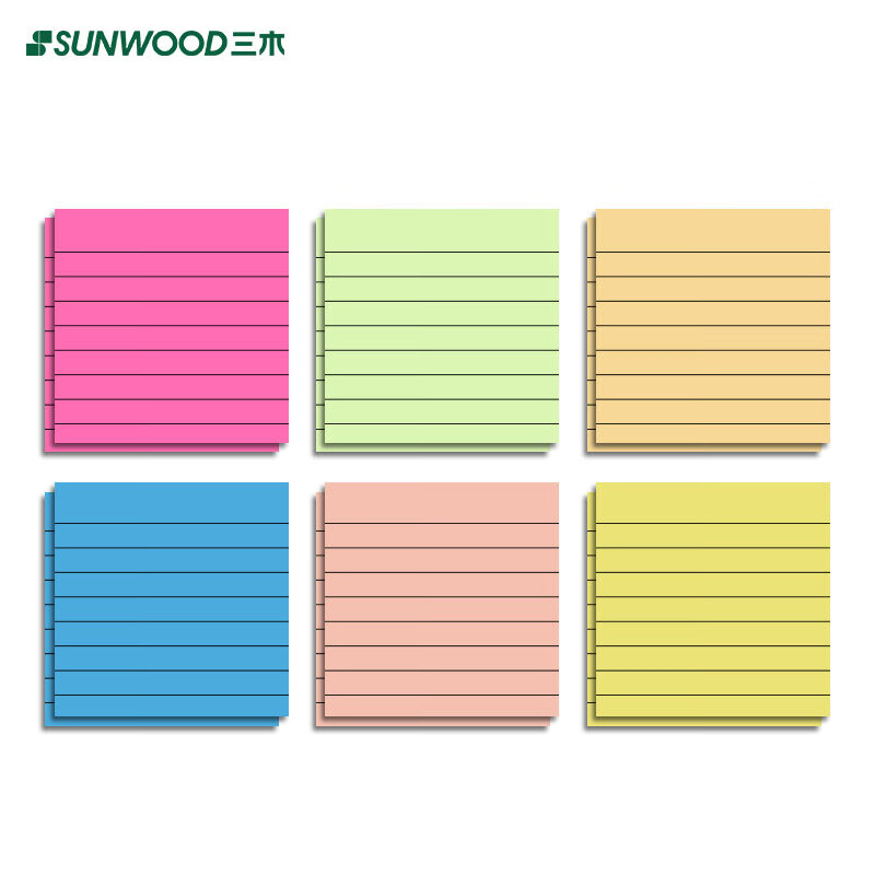 Sunwood/三木12本装720页 彩色便利贴纸 记事贴/便签