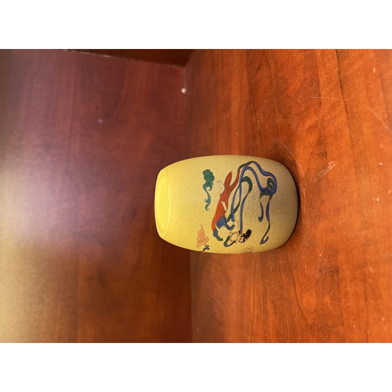 黄金段泥飞天高主人茶杯{维}