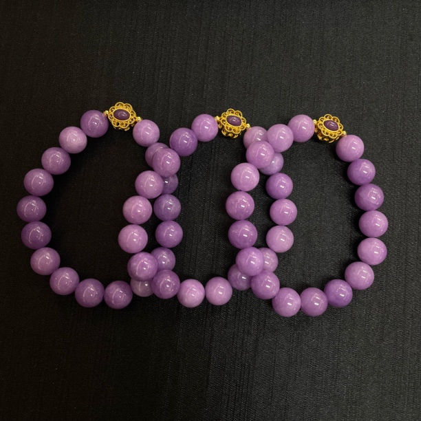 紫锂辉手串10m+*（多样性发一件）