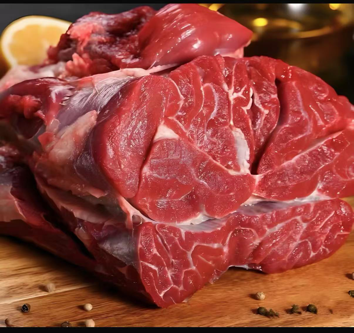 正宗西蒙塔尔小黄牛后腿肉
