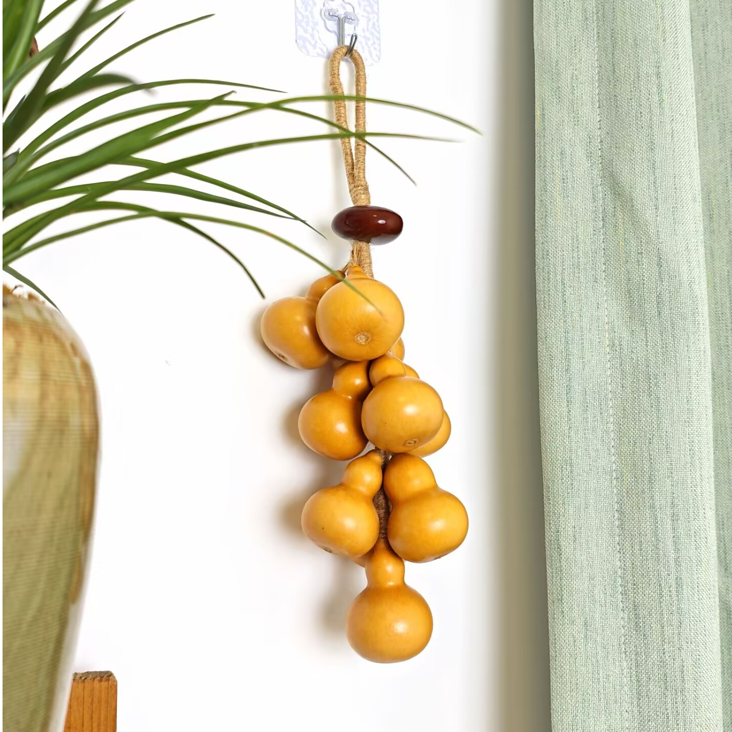 厂家直供10颗十全十美八字小葫芦挂件玄关卧室床头两边茶室挂饰