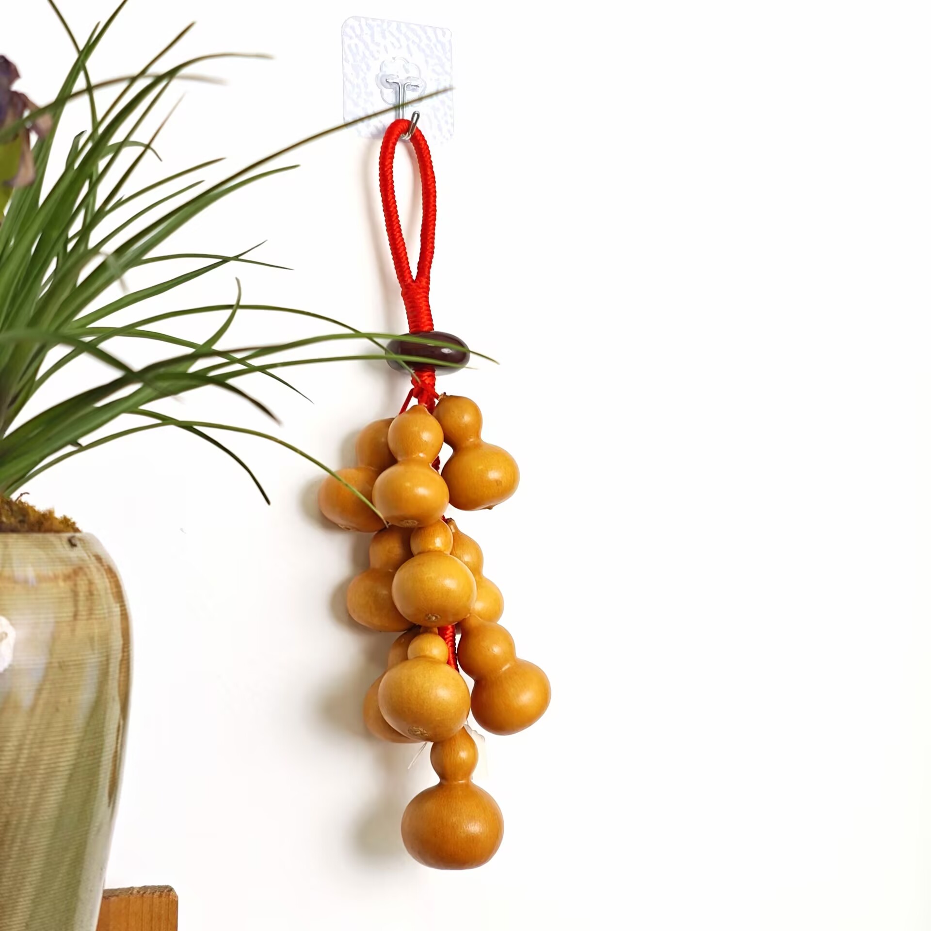 厂家直供10颗十全十美八字小葫芦挂件玄关卧室床头两边茶室挂饰