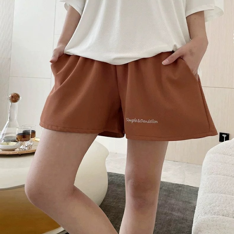 孕妇短裤夏天薄款外穿宽松雪纺休闲时尚大码阔腿短裤夏季托腹裤