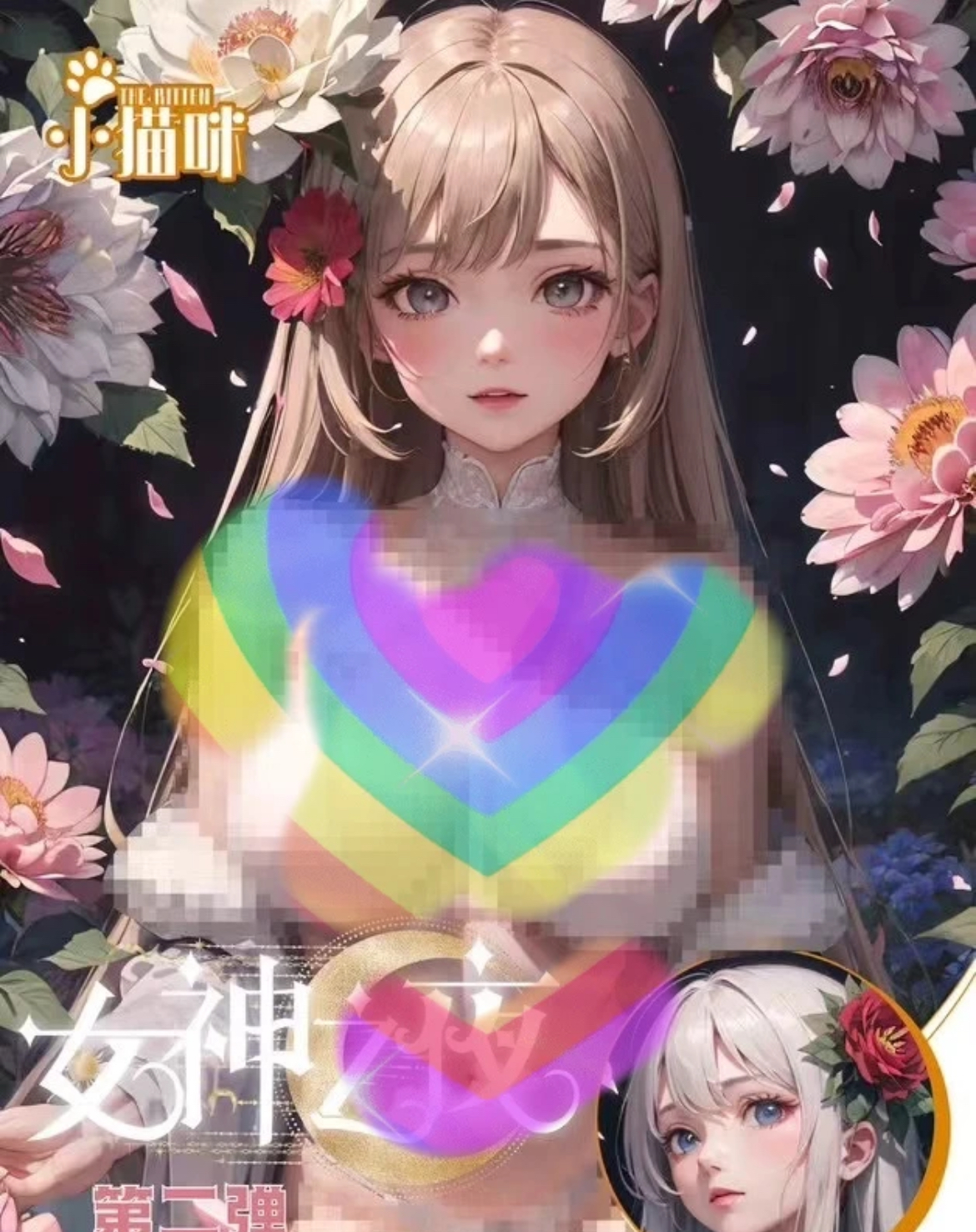 【无所谓】 小猫咪女神 动漫收藏卡牌