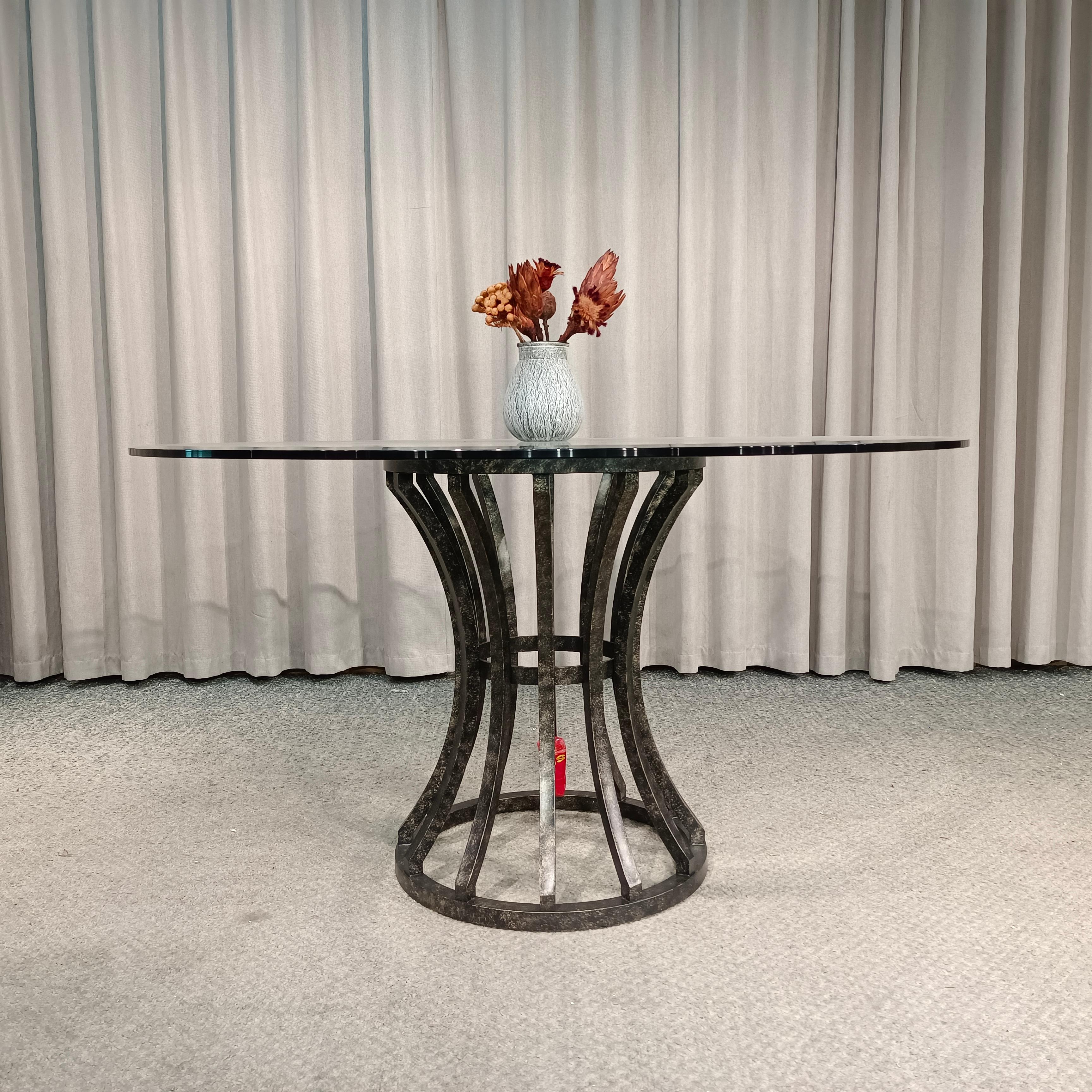 1574-818S玻璃餐桌1372*1372*753