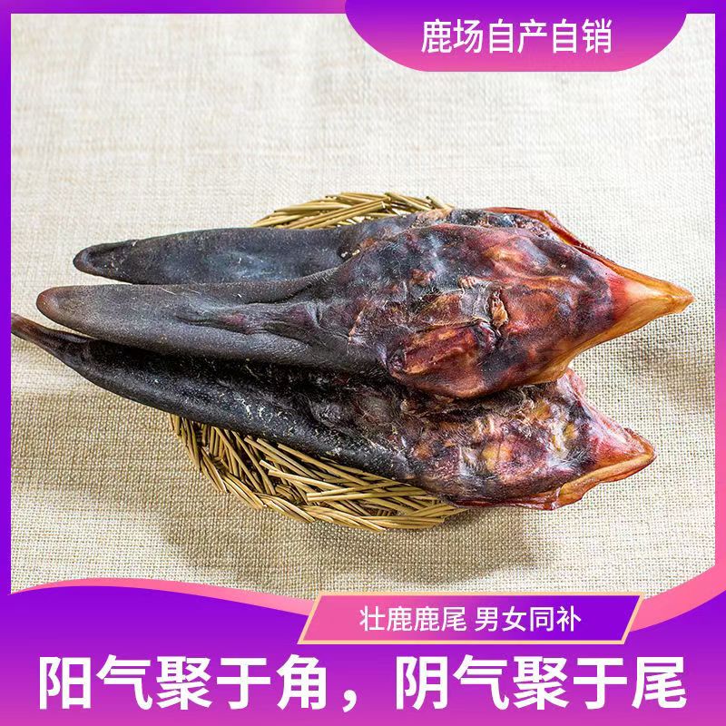 梅花鹿干尾巴泡酒滋补佳品