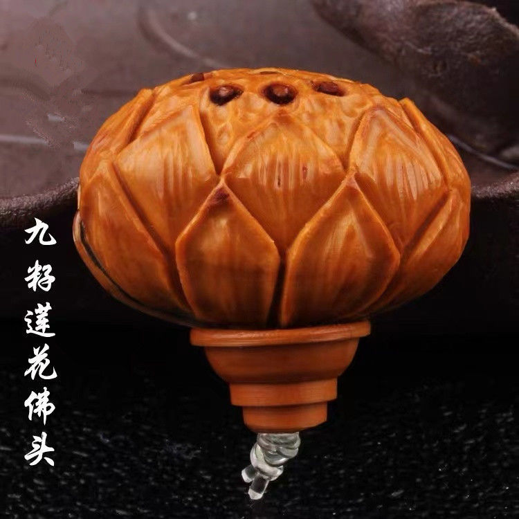 橄ν榄核文玩通佛头莲花核雕单颗橄ν榄核手串配件配饰藏式体吊子