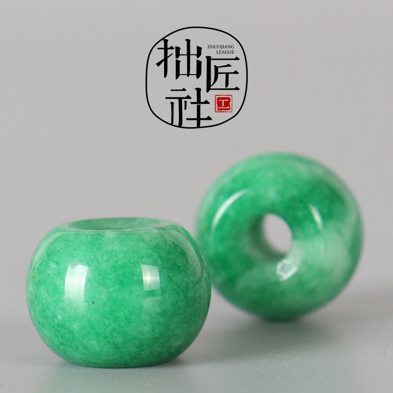 干青玊大孔隔珠 手工diy配珠 菩ν提念珠手串项链吊子配饰