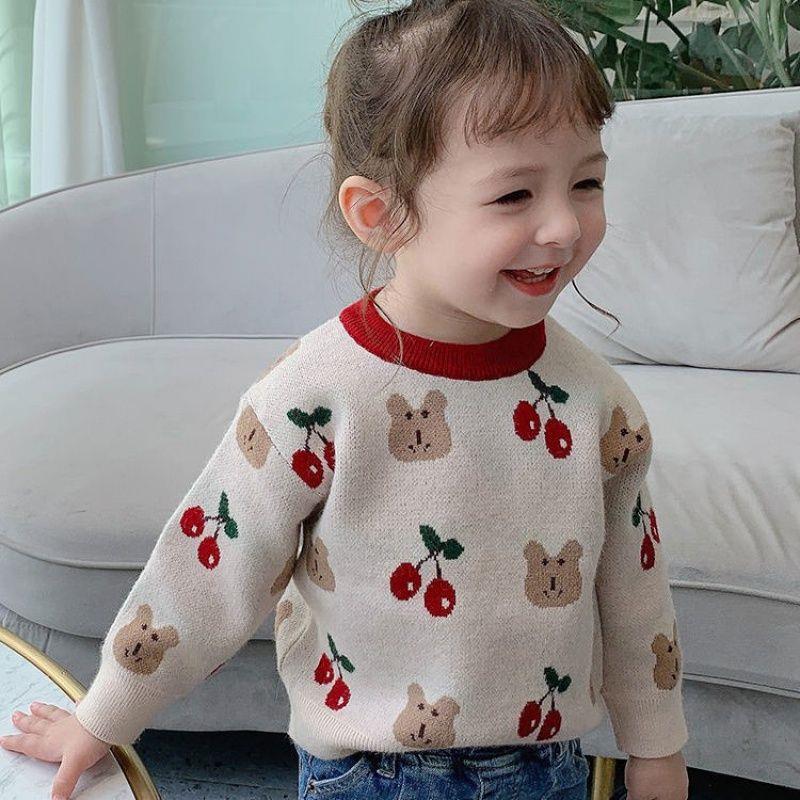 【冬季爆款】体绒套头毛衣宝宝加绒小童韩版秋冬装冬季新款潮Z55