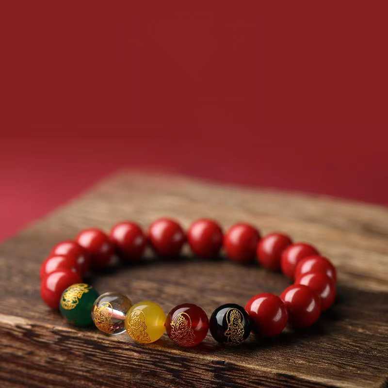 五路红色 手串手链饰品龙年杭州发货