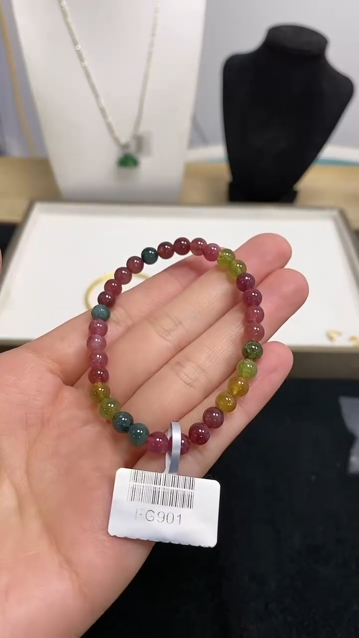 【闪购商品】碧玺颈饰未镶嵌FG901