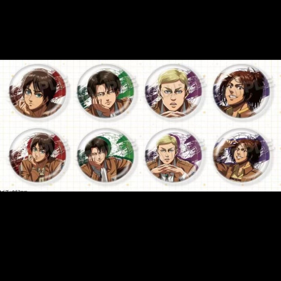 进击的巨人作战会议吧唧“两件包邮默认初瑕”