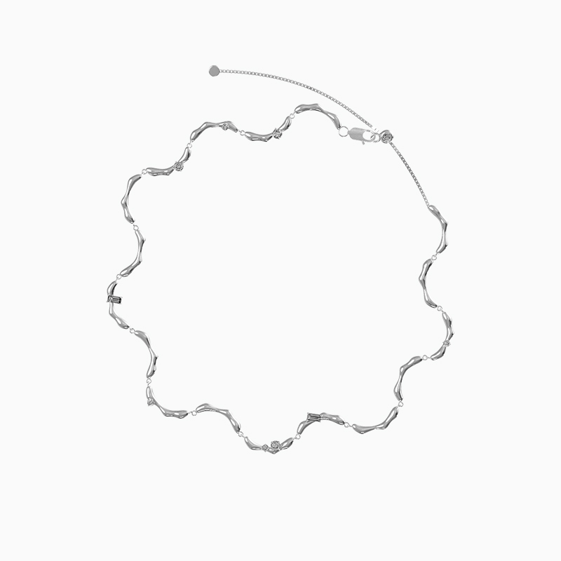 KVK 铜合金项链  CLOUD云系列拼接CHOKER项链轻奢小众气质时尚款
